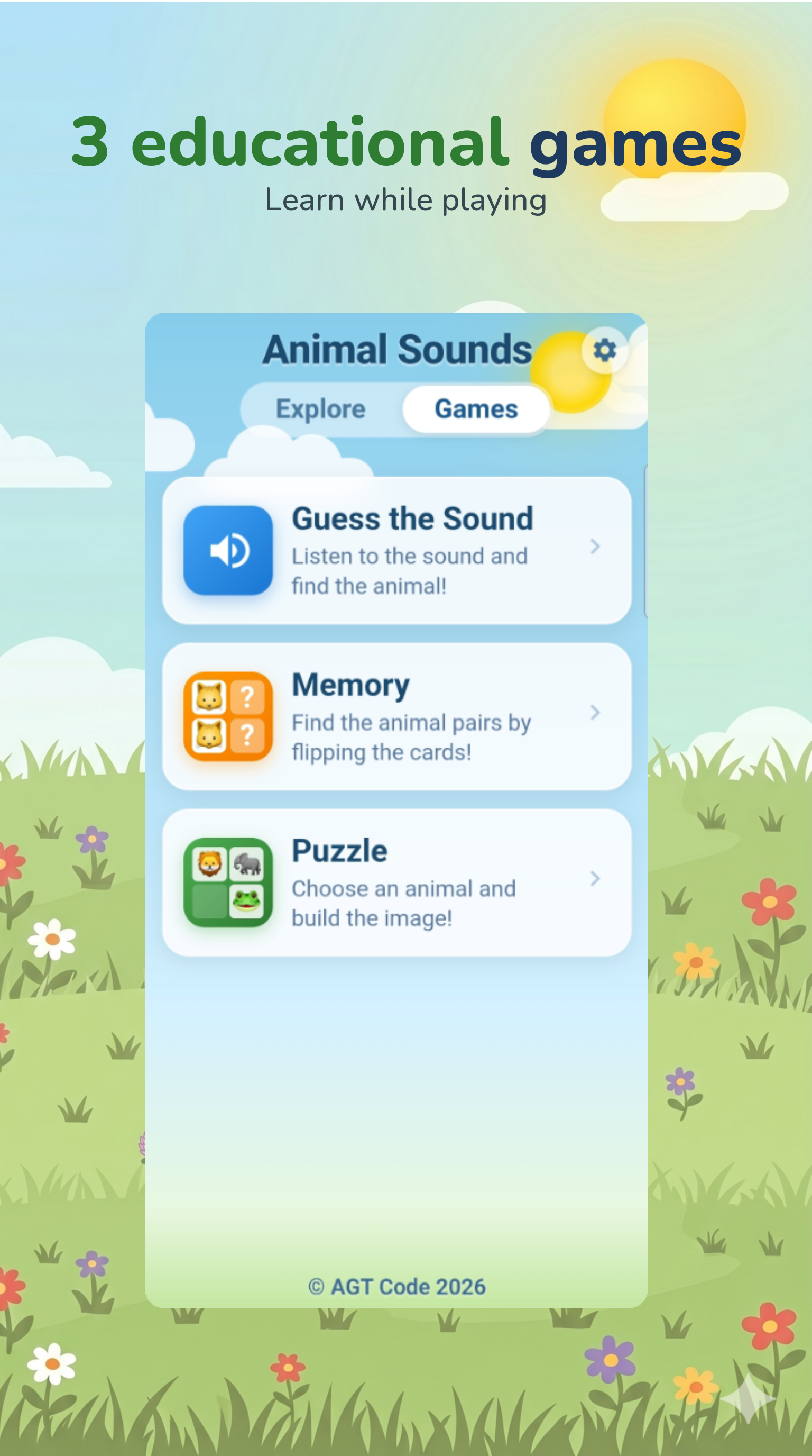AnimaSom — Menu de Jogos