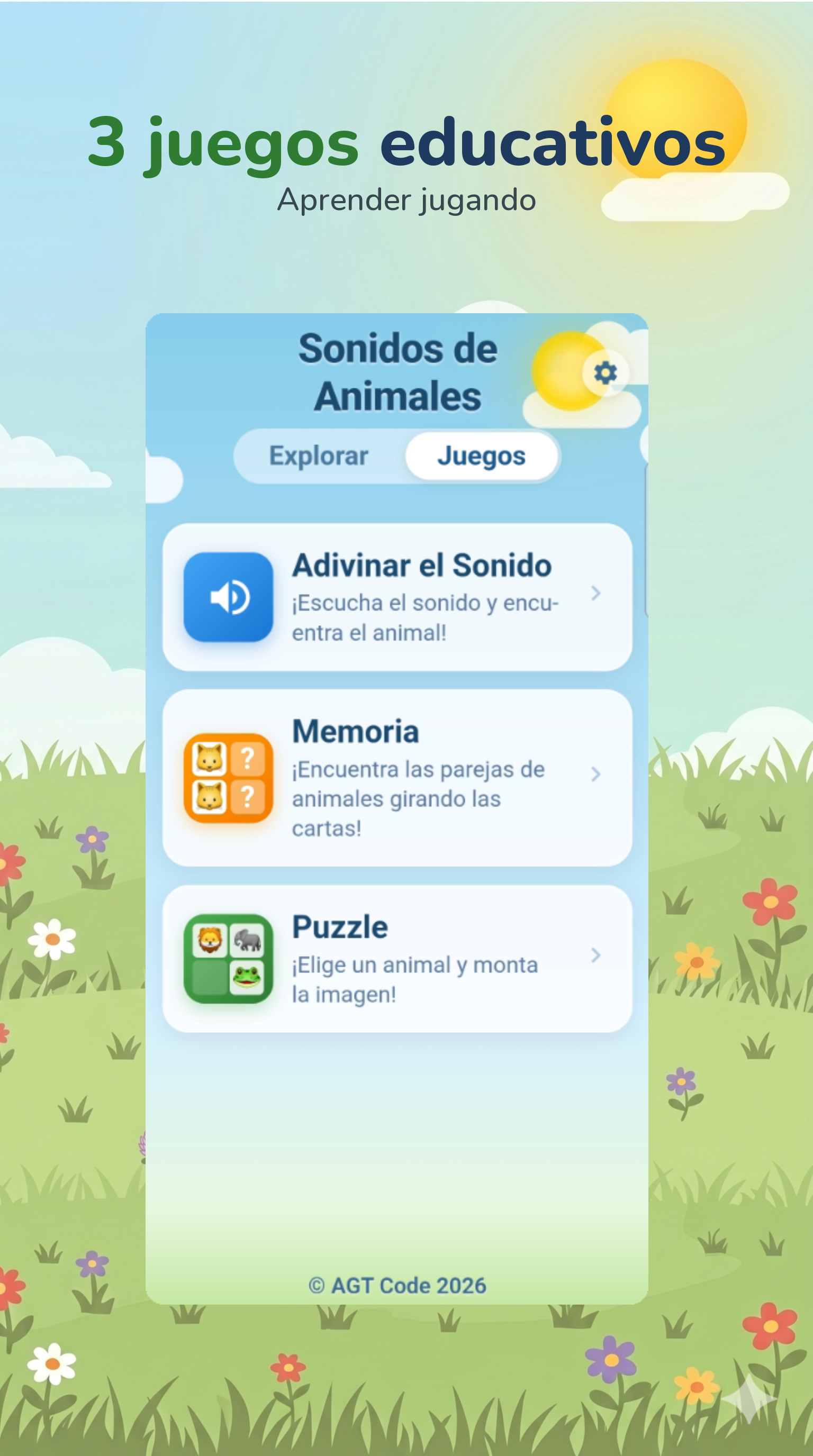 AnimaSom — Menu de Jogos